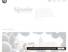 Tablet Screenshot of kunstler.it