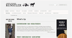 Desktop Screenshot of kunstler.com